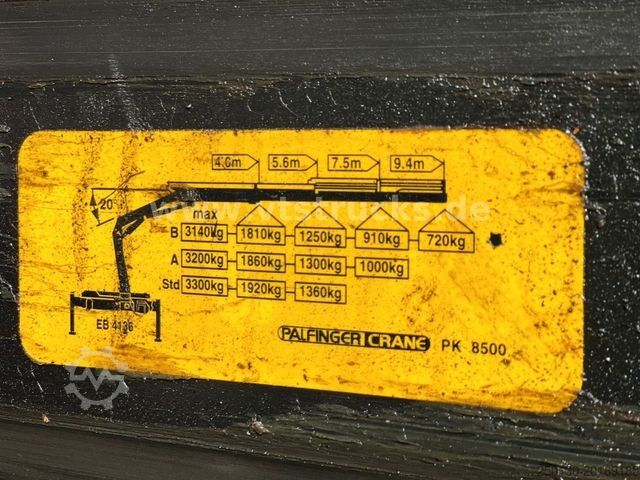 Dreiseitenkipper LKW MAN TGM 18.340 4x2 Meiller DSK + Palfinger-Ladekran