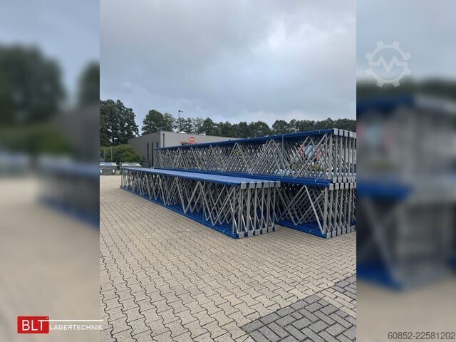 Hochregallager 37 lfm Jungheinrich MPB Palettenregal H 10,50 m | T 1,10 m | 2.000 kg/Fach