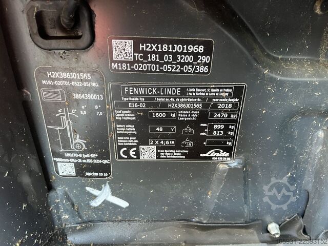 Elektro 3 Rad-Stapler Linde E16-02