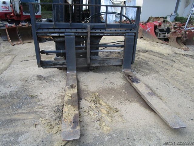 Triplex Doosan Triplex-Freihub-Hubmast mit Zinkenversteller und S