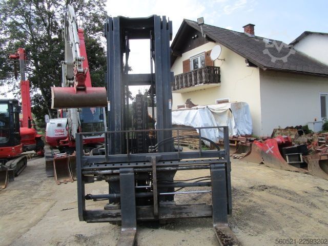 Triplex Doosan Triplex-Freihub-Hubmast mit Zinkenversteller und S