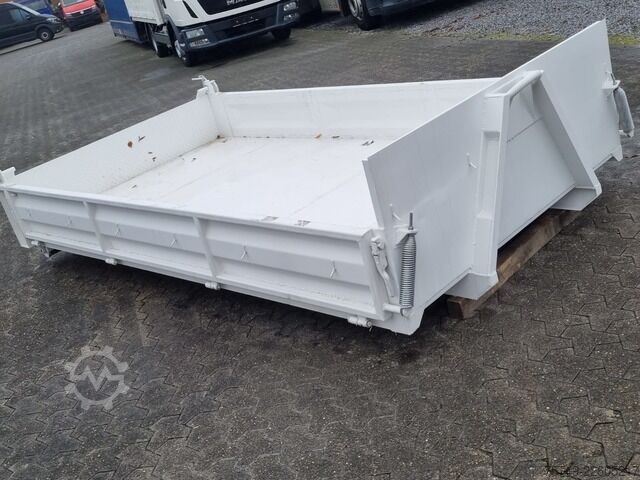 Swap chassis trailer ungesetzt Abrollcontainer City Seitenwand 3.8m MAN TGL