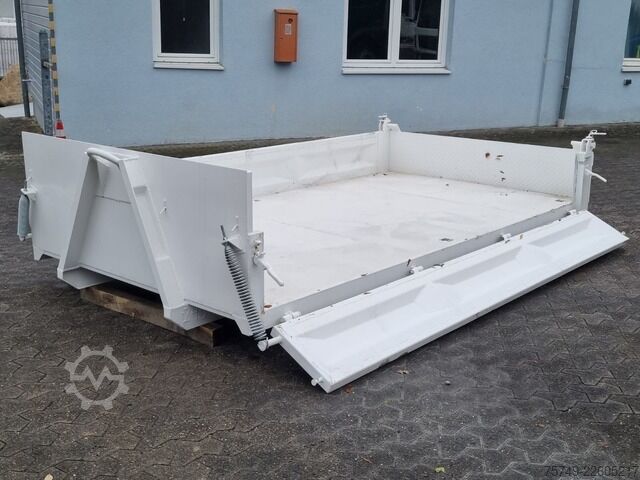 Swap chassis trailer ungesetzt Abrollcontainer City Seitenwand 3.8m MAN TGL