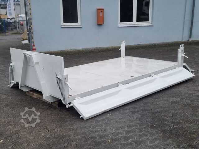 Swap chassis trailer ungesetzt Abrollcontainer City Seitenwand 3.8m MAN TGL
