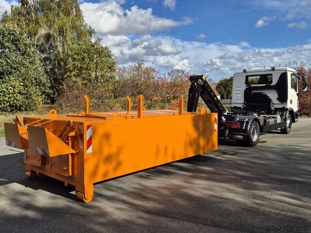 Swap chassis trailer ungesetzt City Abrollthermocontainer 4m/3
