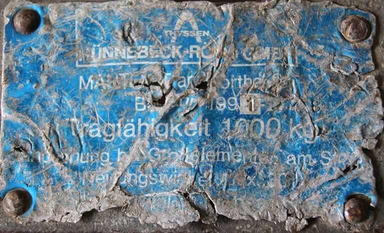 AS crane hook Thyssen 91/248 Typ 1 to