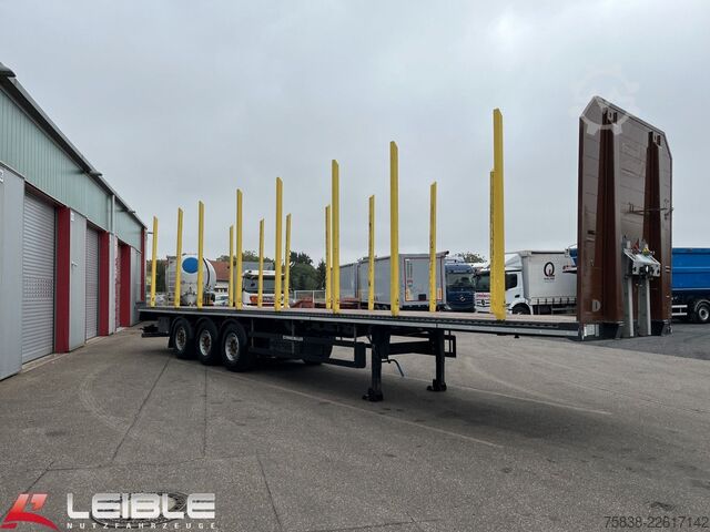 Holztransport Auflieger SCHWARZMÜLLER S1*Holzrungen & Plattform*Liftachse*SAF-Achsen*