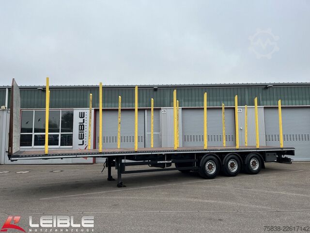 Holztransport Auflieger SCHWARZMÜLLER S1*Holzrungen & Plattform*Liftachse*SAF-Achsen*