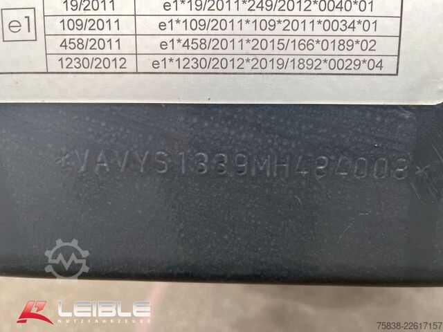 Auflieger mit offener Pritsche SCHWARZMÜLLER S1*Holzrungen & Plattform*Liftachse*SAF-Achsen*