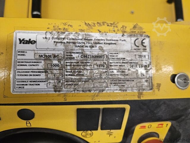 Medium Lift Order Picker Yale MO10E