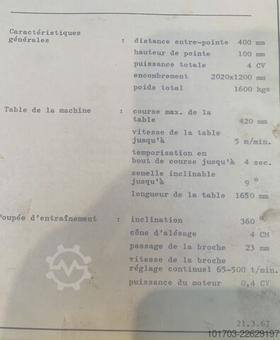 Rundschleifmaschine Tschudin HTG 400