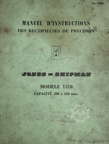Außen-/Innenrundschleifen Jones & Shipman 1310