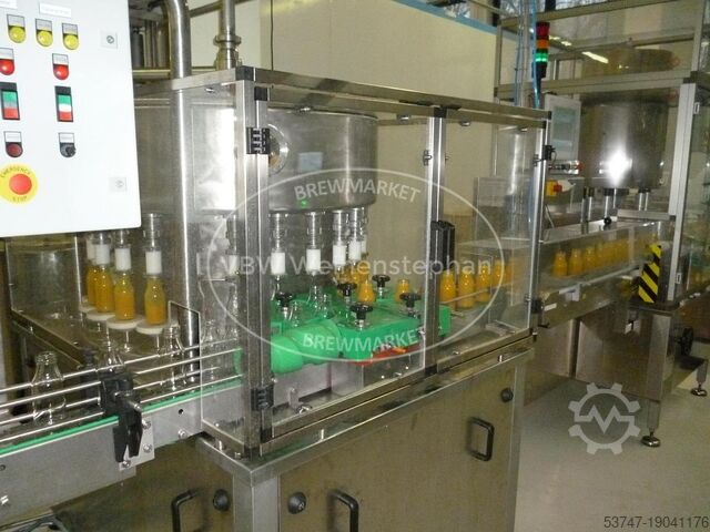 Glass bottle filling plant Diverse