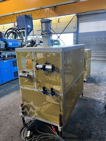 Einschneckenextruder Hussmann ES35 x 30D + Saw and Extractor