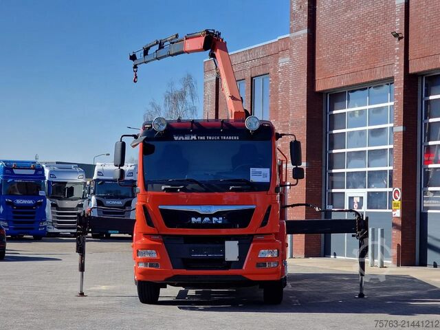 Crane truck MAN TGM 18.290 4x2 - Palfinger PK12201 Crane - Load...