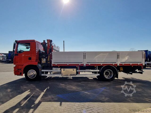 Crane truck MAN TGM 18.290 4x2 - Palfinger PK12201 Crane - Load...