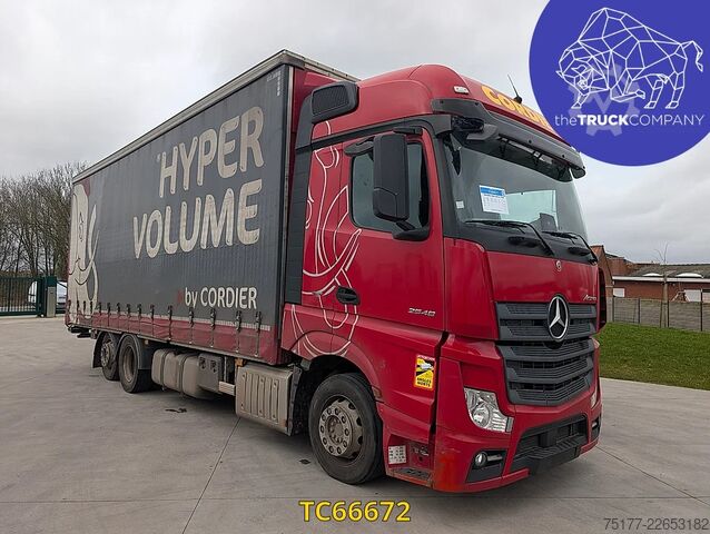 Sliding tarpaulin Mercedes-Benz Actros 2548