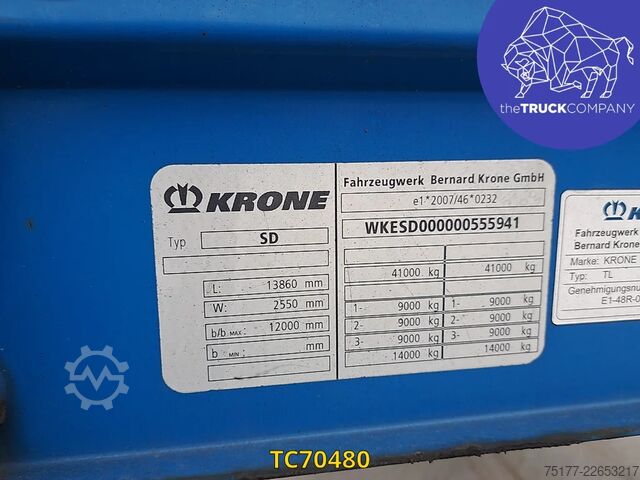 Sliding tarpaulins Krone SD