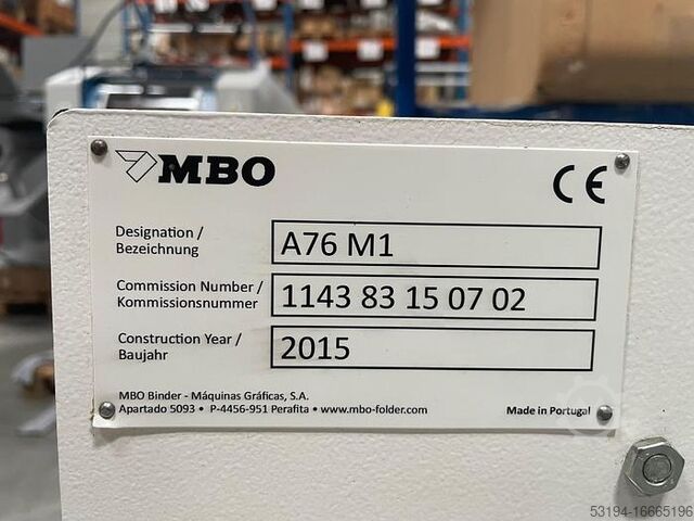 MBO A 76 - Ausleger  