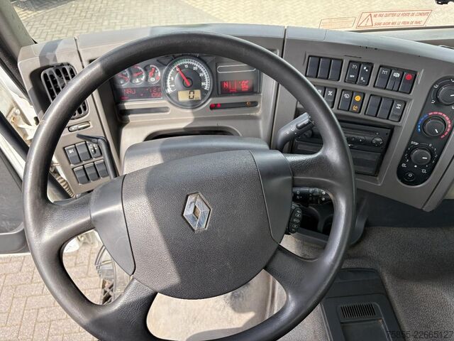 Plattformanhänger Renault Kerax 380 6x4 Full Steel / Hiab 166B-3 / Remote...