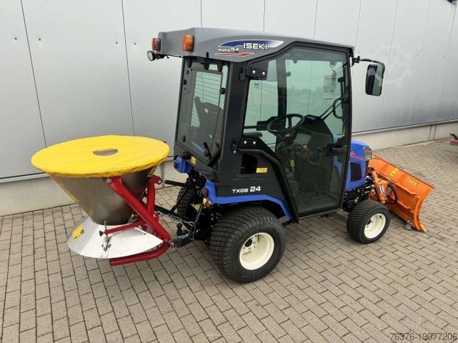 Tractor ISEKI TXGS 24 Allrad, Kabine, Schneeschild+Rundstreuer