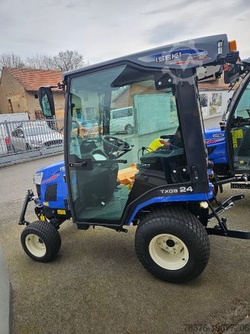 Tractor ISEKI TXGS 24 Allrad, Kabine, Schneeschild+Rundstreuer