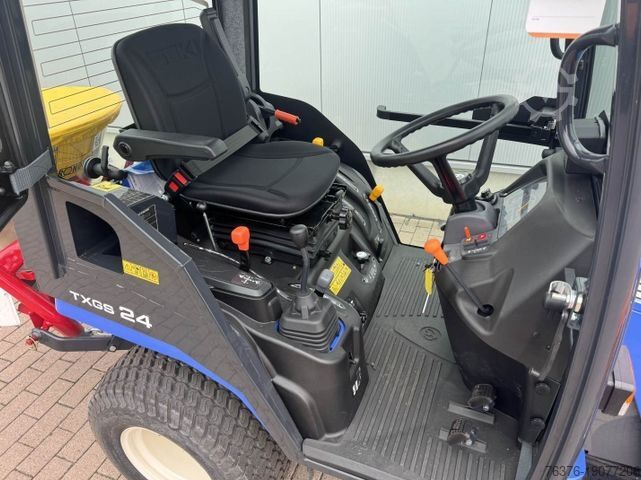 Tractor ISEKI TXGS 24 Allrad, Kabine, Schneeschild+Rundstreuer
