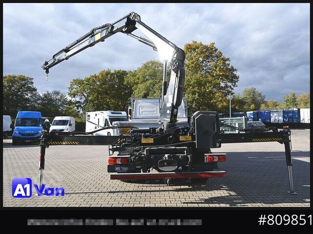 Transporter mit Kipper MERCEDES-BENZ Atego 816 Kipper Kran, Hiab, AHK, Klima