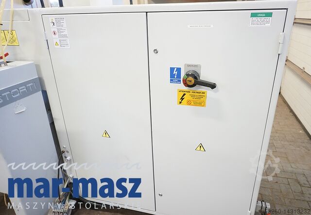 Zweiwellen-Raupen-Multisäge STORTI MULTIBI 18/C2X55KW 400 180