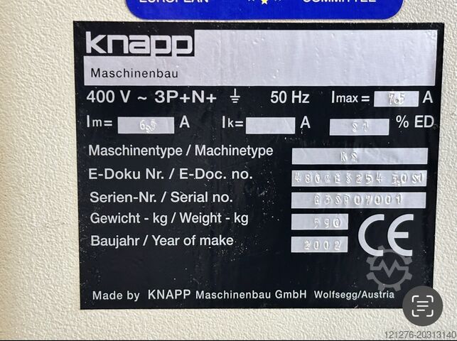 Combination machine panel saw and spindle moulder Knapp KFS 20