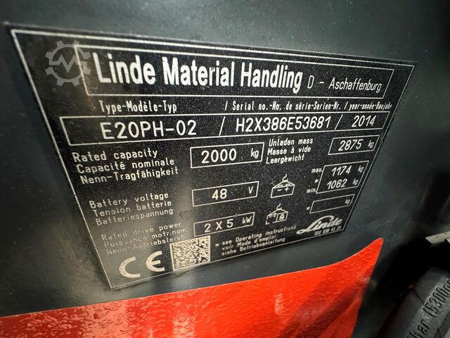 Gabelstapler Linde E 20PH-02 [ID: 179]