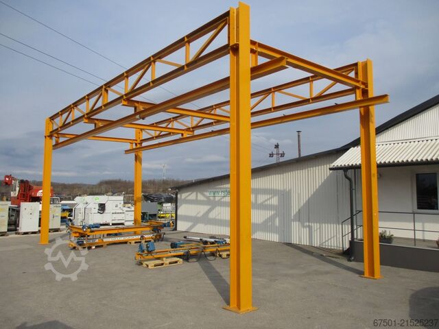 Hallenkran Kran Brückenkran DEMAG  800 kg + 630 kg  + Laufschiene (3456)