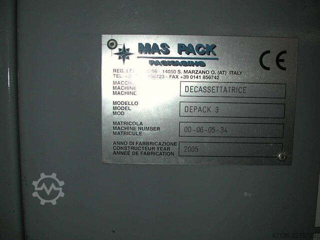 Auspacker Kisten DEPACK 3 MAS PACK DEPACK 3