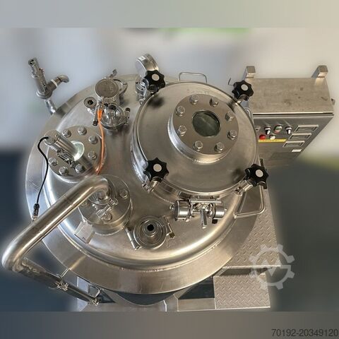 600-liter mobile pharmaceutical pressure vessel made of V2A stainless steel with magnetic agitator GUTH K0166