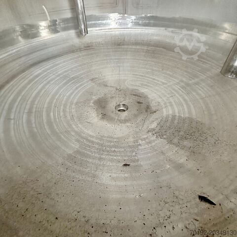 4413 liter heatable/coolable vacuum pressure vessel made of V4A with propeller agitator HANAG B0037