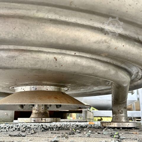 4413 liter heatable/coolable vacuum pressure vessel made of V4A with propeller agitator HANAG B0037