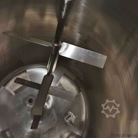 1500 liter heatable/coolable pressure vessel made of V2A with beam agitator ABAB Allgemeine Behälter- u. Apparate Bau K0164