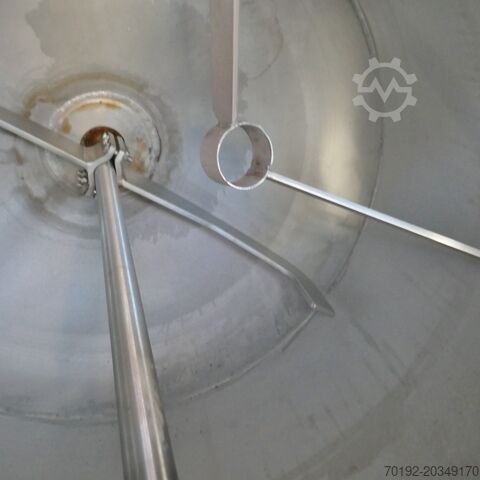 890 liter heatable/coolable reactor made of V4A with anchor agitator. Heinrich Nowak 9925