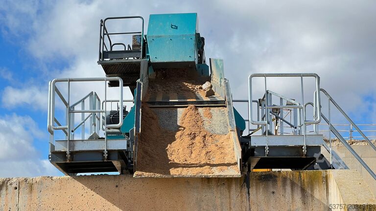 Sandwaschmaschine / Kieswaschanlage Constmach Sand Washing and Screening Stationary Sand Screening Washing Plant
