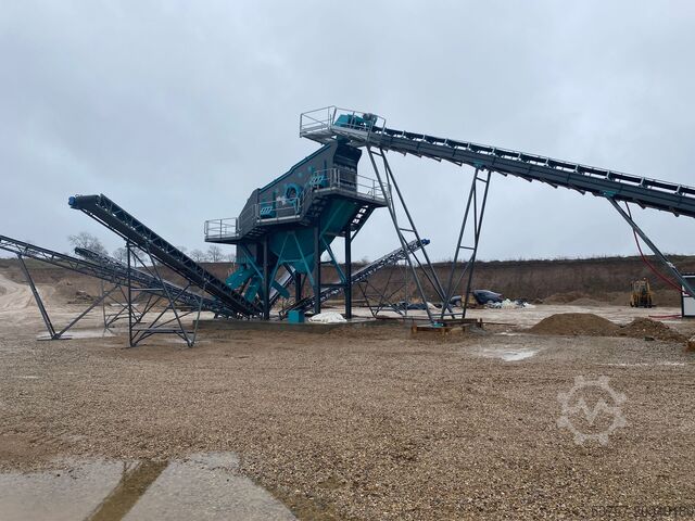 Sandwaschmaschine / Kieswaschanlage Constmach Sand Washing and Screening Stationary Sand Screening Washing Plant