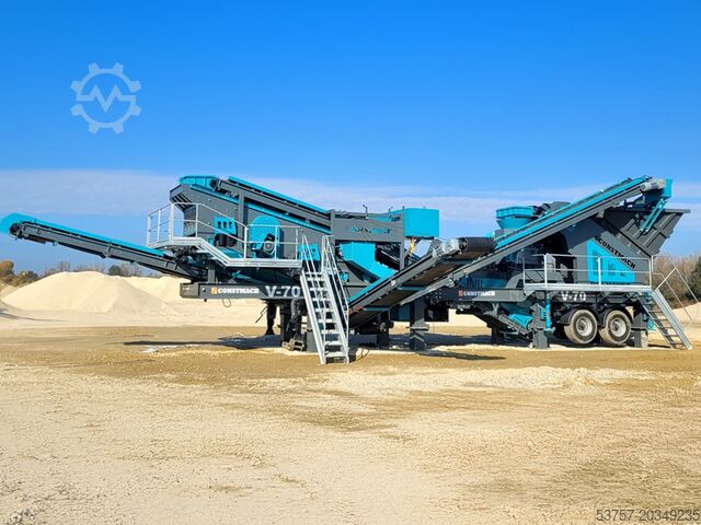 Mobile crusher/sand making/stone crusher Constmach Mobile Crushing Plant Mobile vertical shaft impact crushing