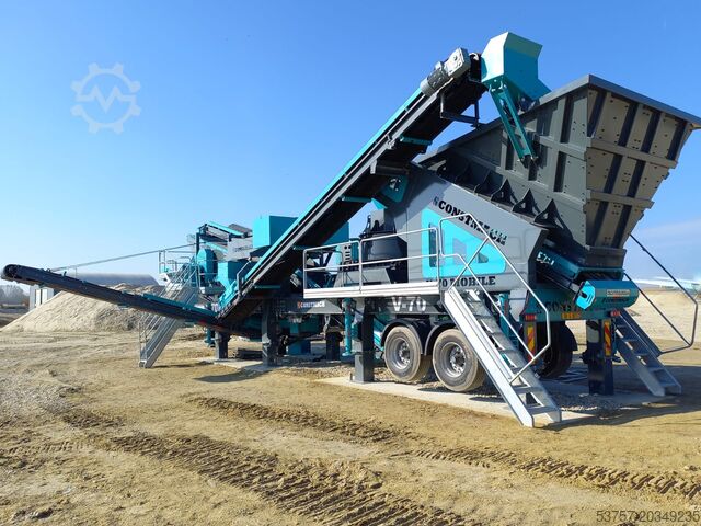 Mobile crusher/sand making/stone crusher Constmach Mobile Crushing Plant Mobile vertical shaft impact crushing