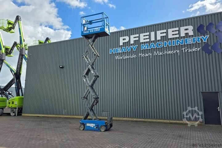Scherenhebebühne Genie GS1932 Electric, Working Height 7.8 m, 227kg Capac