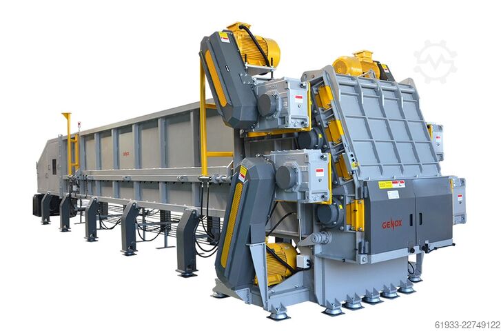 Four Shaft Pipe & Profile Shredder Genox J1200