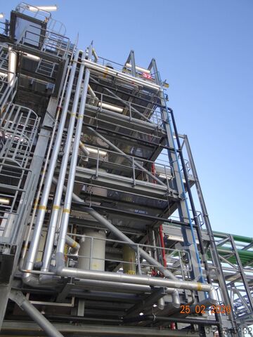 Thermische Oxidationsanlage mit Abgasreinigung Dürr Ecopure Var 2206