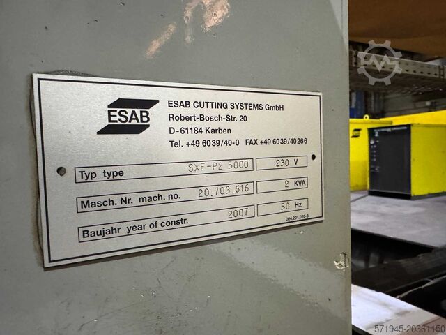 Schneidtisch für Autogen- und Plasmaschneiden ESAB SXE-P2-5000