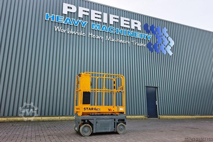 Scherenhebebühne Haulotte Star 6 Electric, Non Marking Tyres, 5.8m Working H