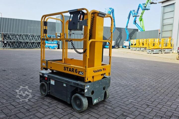 Scherenhebebühne Haulotte Star 6 Electric, Non Marking Tyres, 5.8m Working H