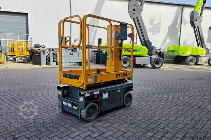 Scherenhebebühne Haulotte Star 6 Electric, Non Marking Tyres, 5.8m Working H