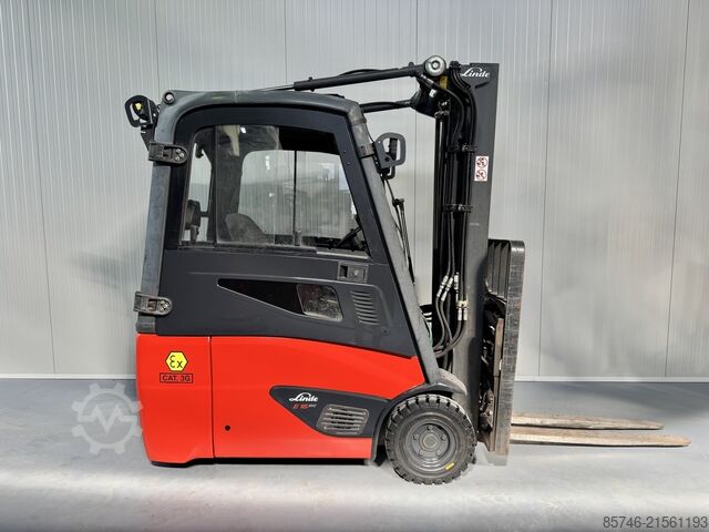 E 16 - 386 / 02 Evo - Atex Pyroban EX 3G / Zone 2 * Triplex FFL !! NEUE Batterie !! LINDE E 16 - 386 / 02 Evo - Atex Pyroban EX 3G / Zone 2 * Triplex FFL !! NEW battery !!